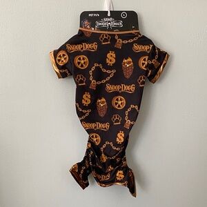 Snoop Dogg Black and Brown Dog Outfit